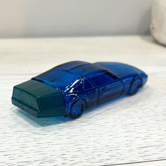 Avon Vintage Blue Sports Car Decanter BOX Decals Wild Country After Shave Glass - Picture 14 of 15